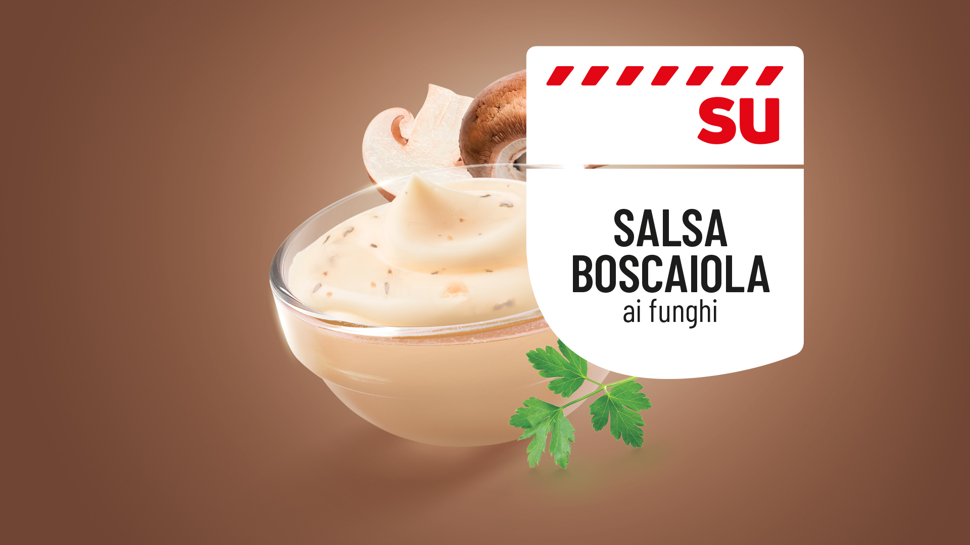 Su salsa boscaiola Rossetti brand design