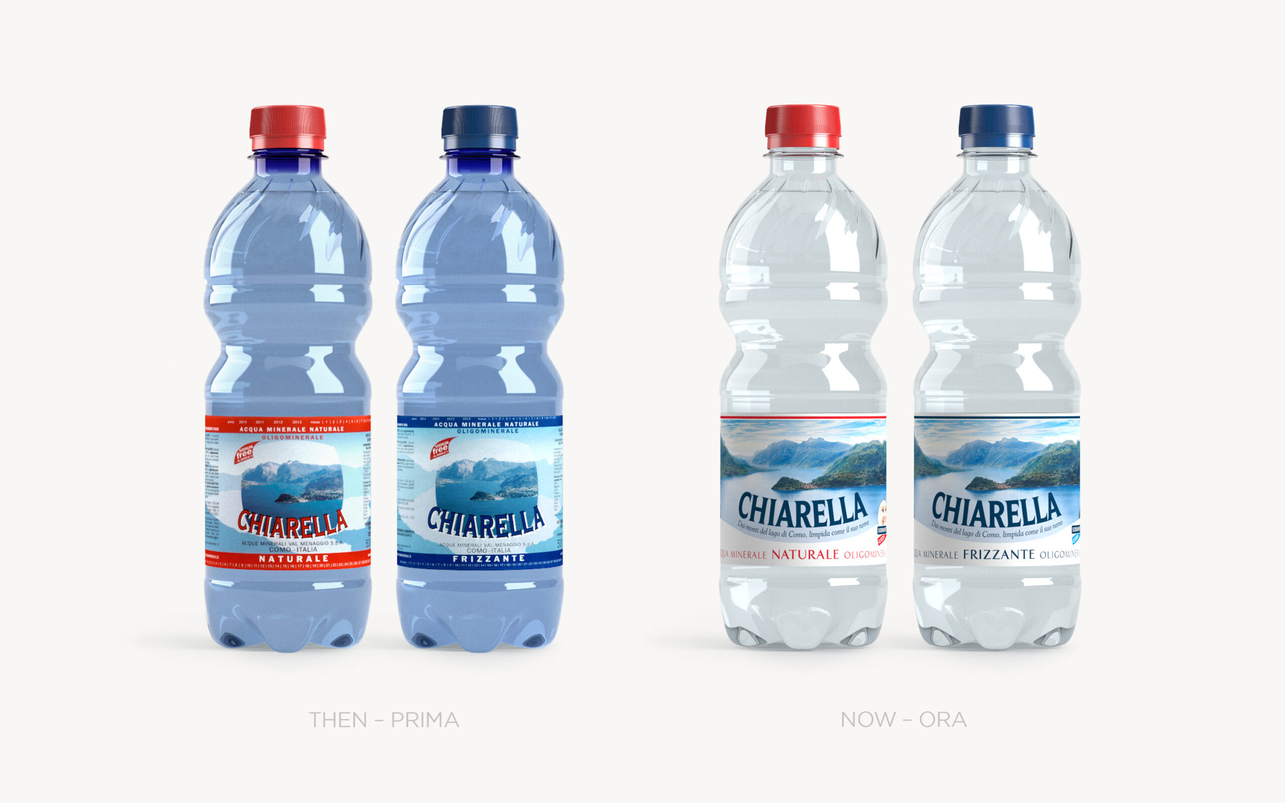 Chiarella Rossetti brand design prima dopo