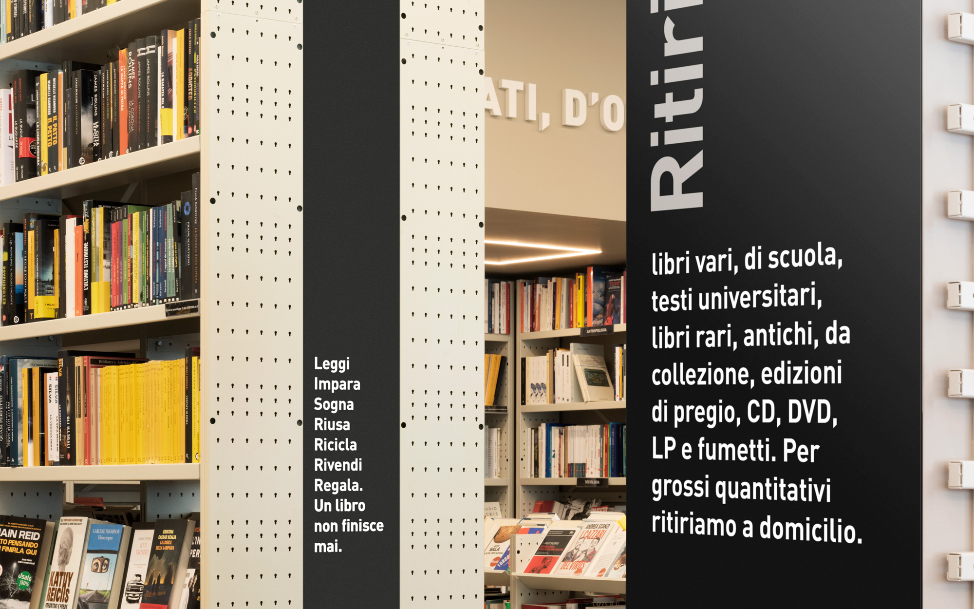 Libraccio Rossetti brand design Canonica a