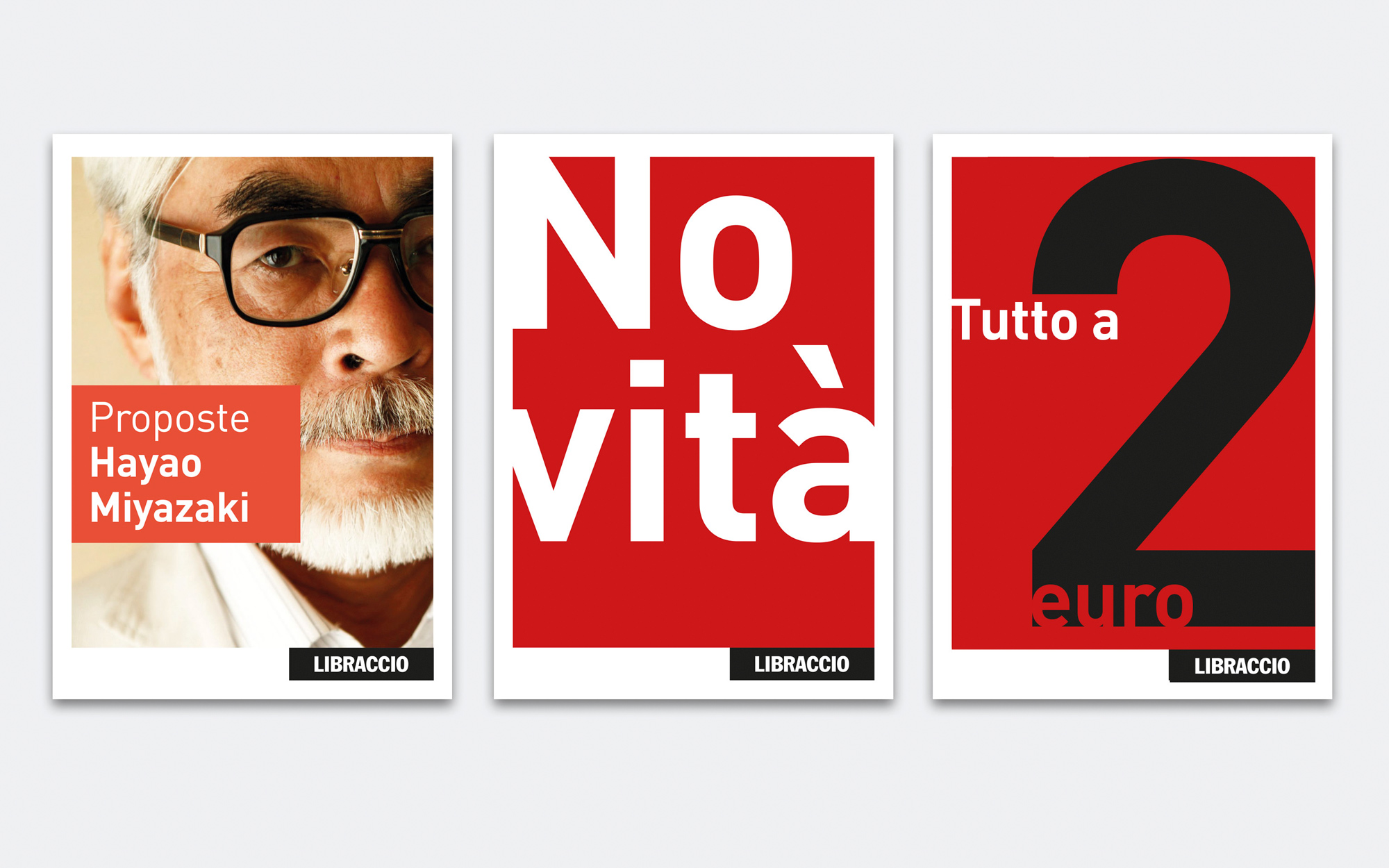 Libraccio Rossetti brand design com b