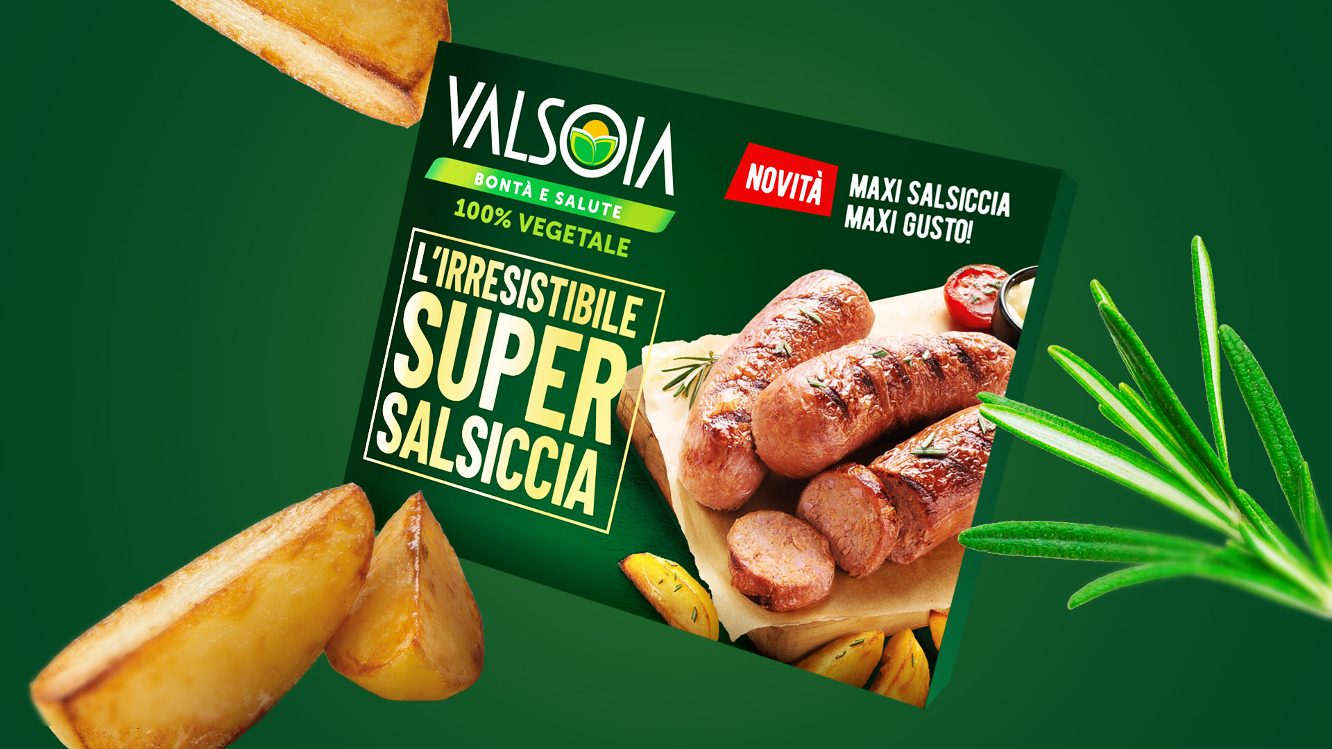 Valsoia Super Salsiccia Rossetti Brand design