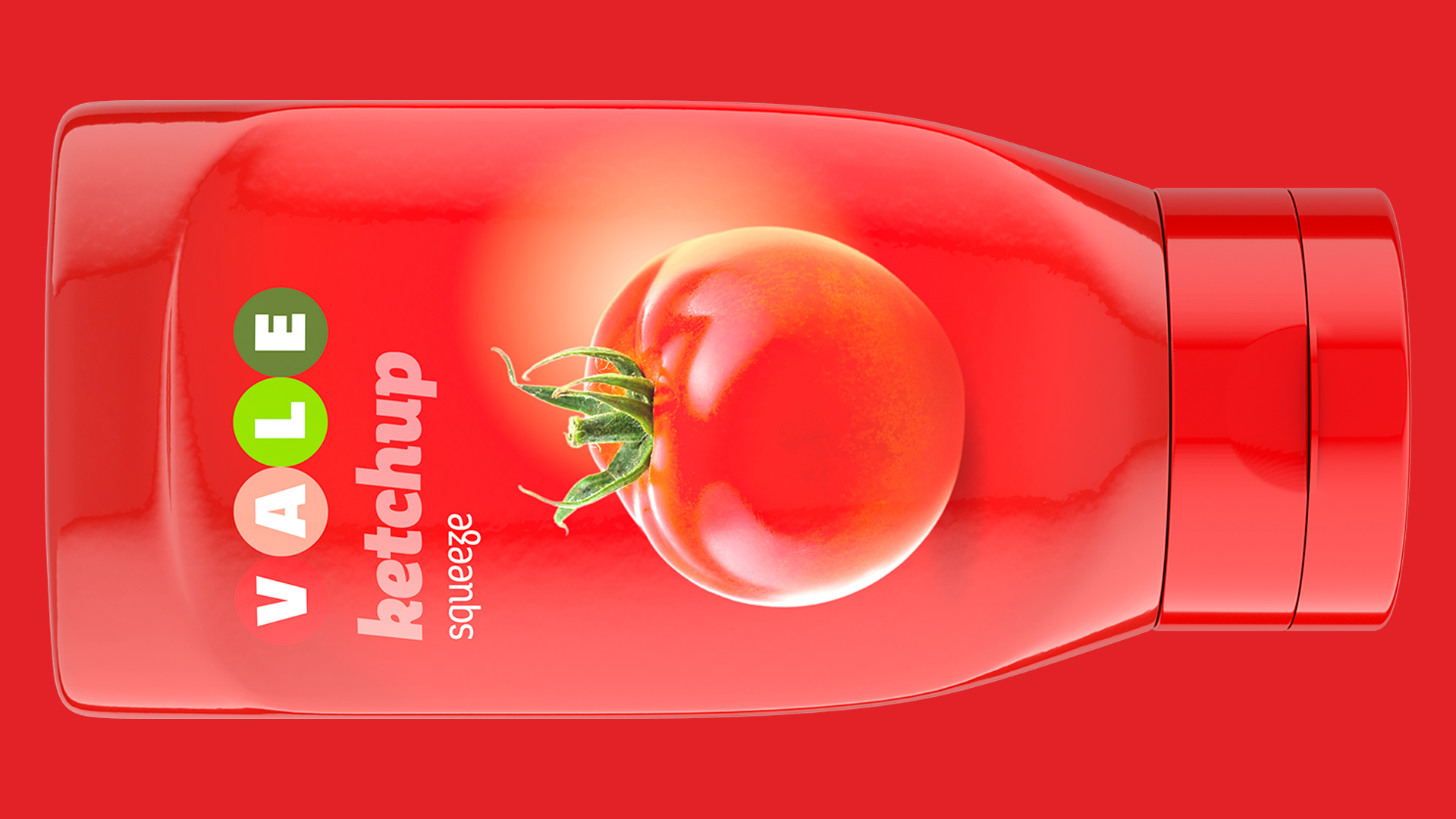 Vale ketchup Rossetti brand design
