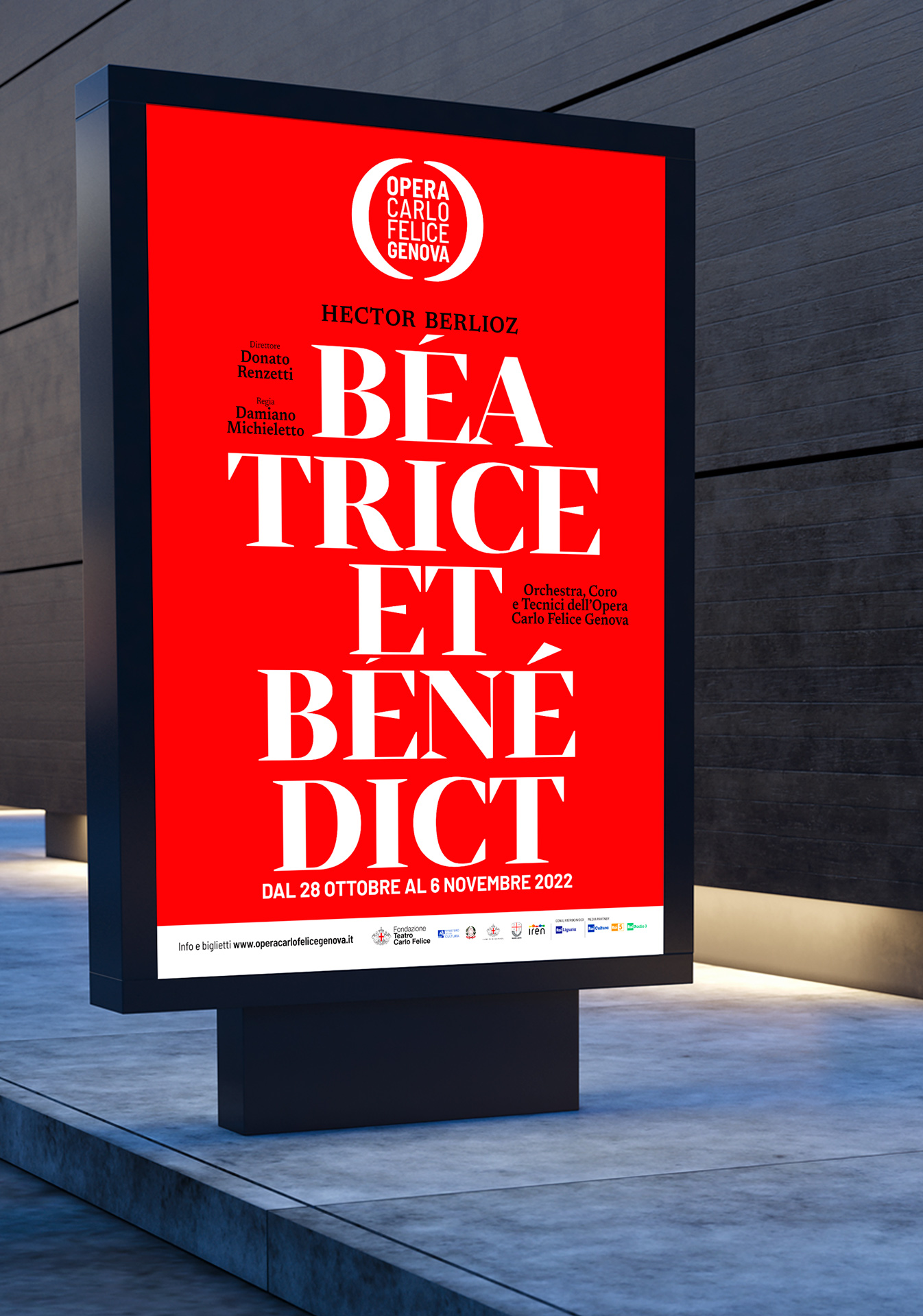 Opera Carlo Felice VO Beatrice et Benedicte Rossetti Brand Design
