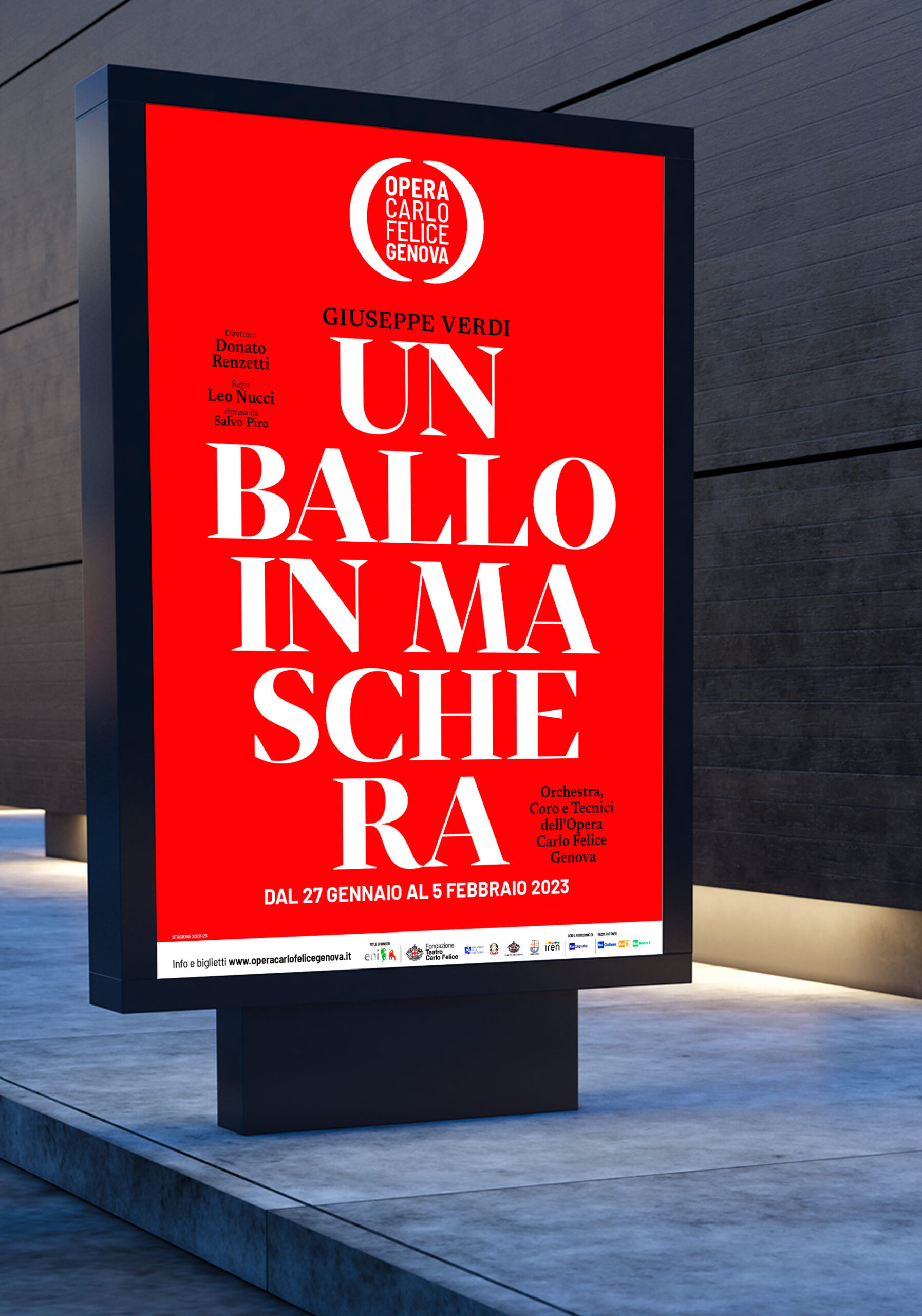 Opera Carlo Felice VO Ballo maschera Rossetti Brand Design