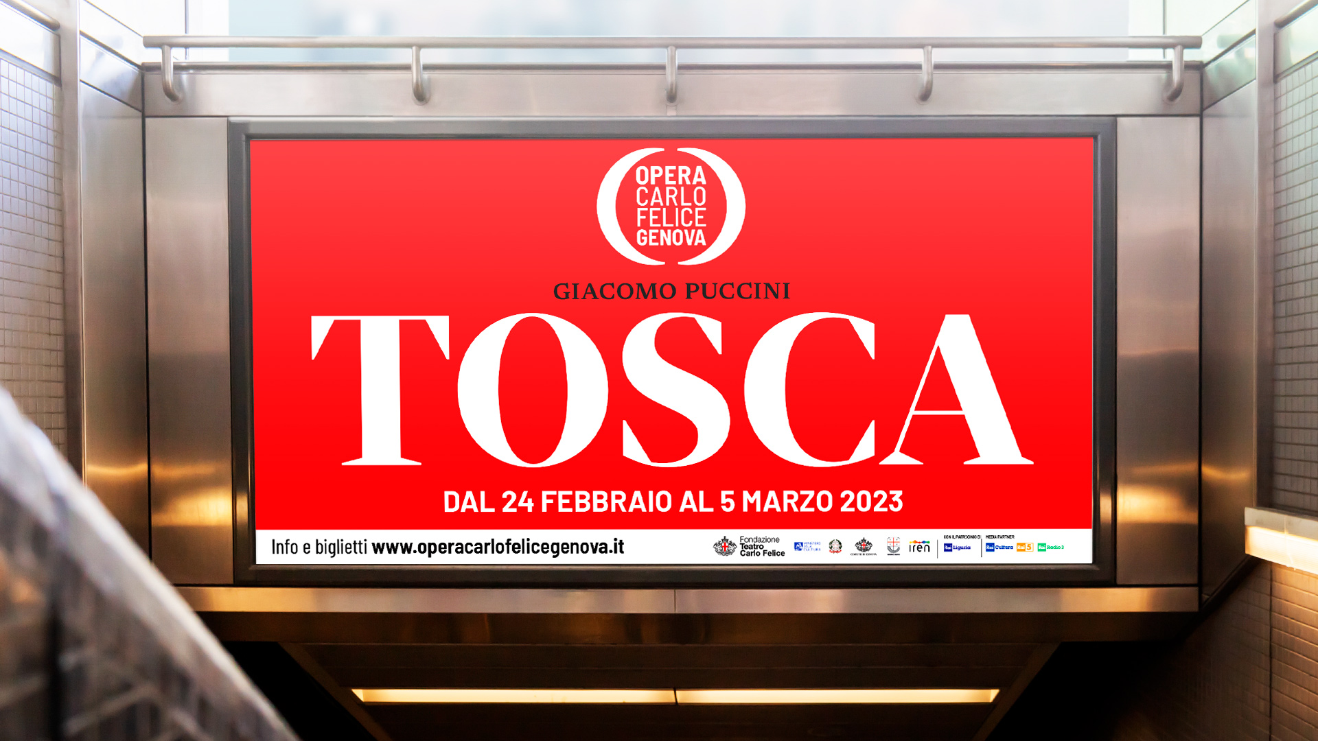 Opera Carlo Felice P Tosca Rossetti Brand Design
