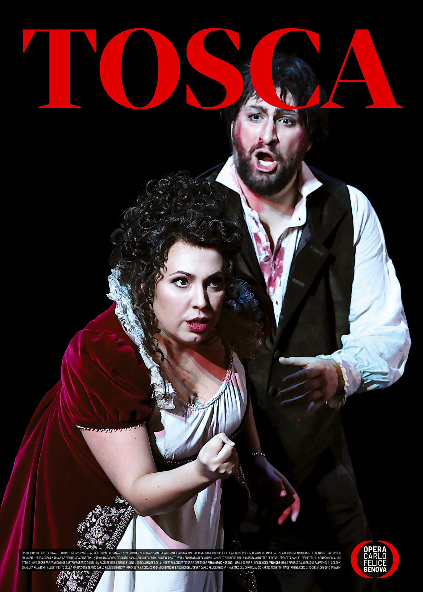 Opera Carlo Felice Tosca Manifesto1 Rossetti Brand Design
