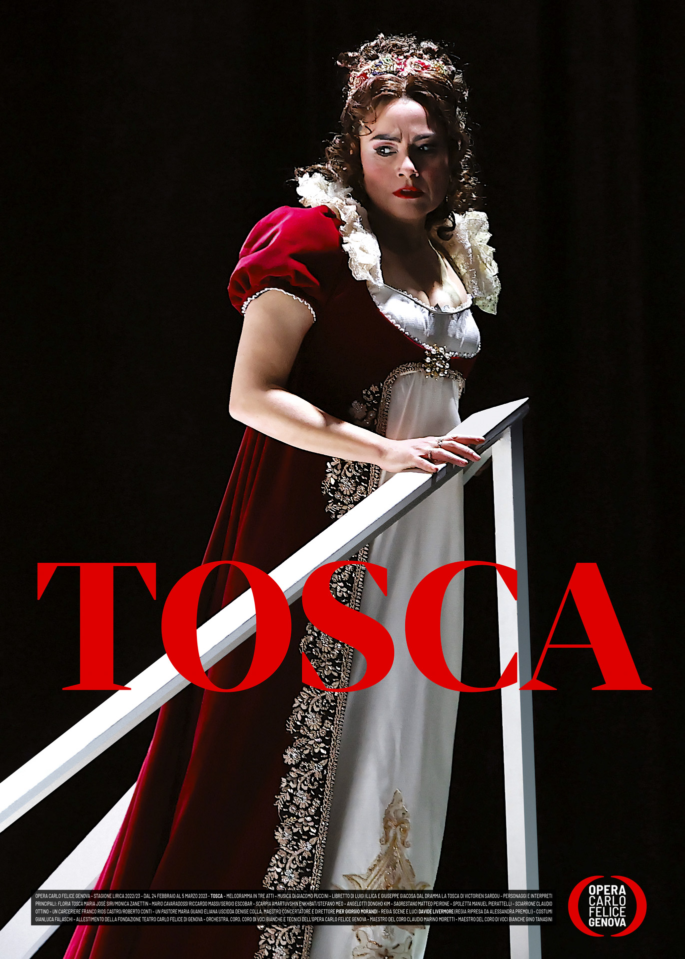 Opera Carlo Felice Tosca Manifesto2 Rossetti Brand Design