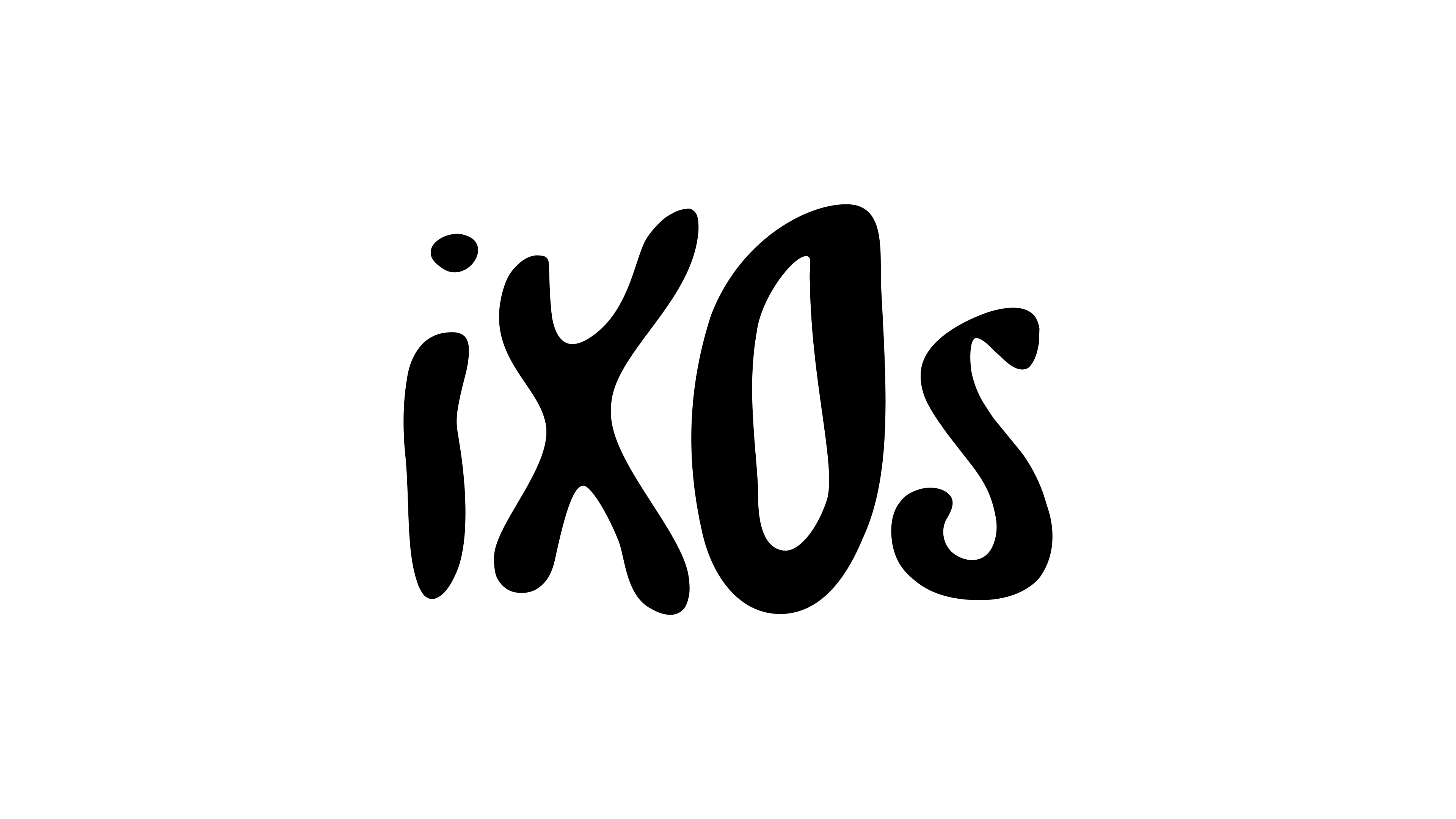 Ixos logo morphing before after Rossetti Brand Design